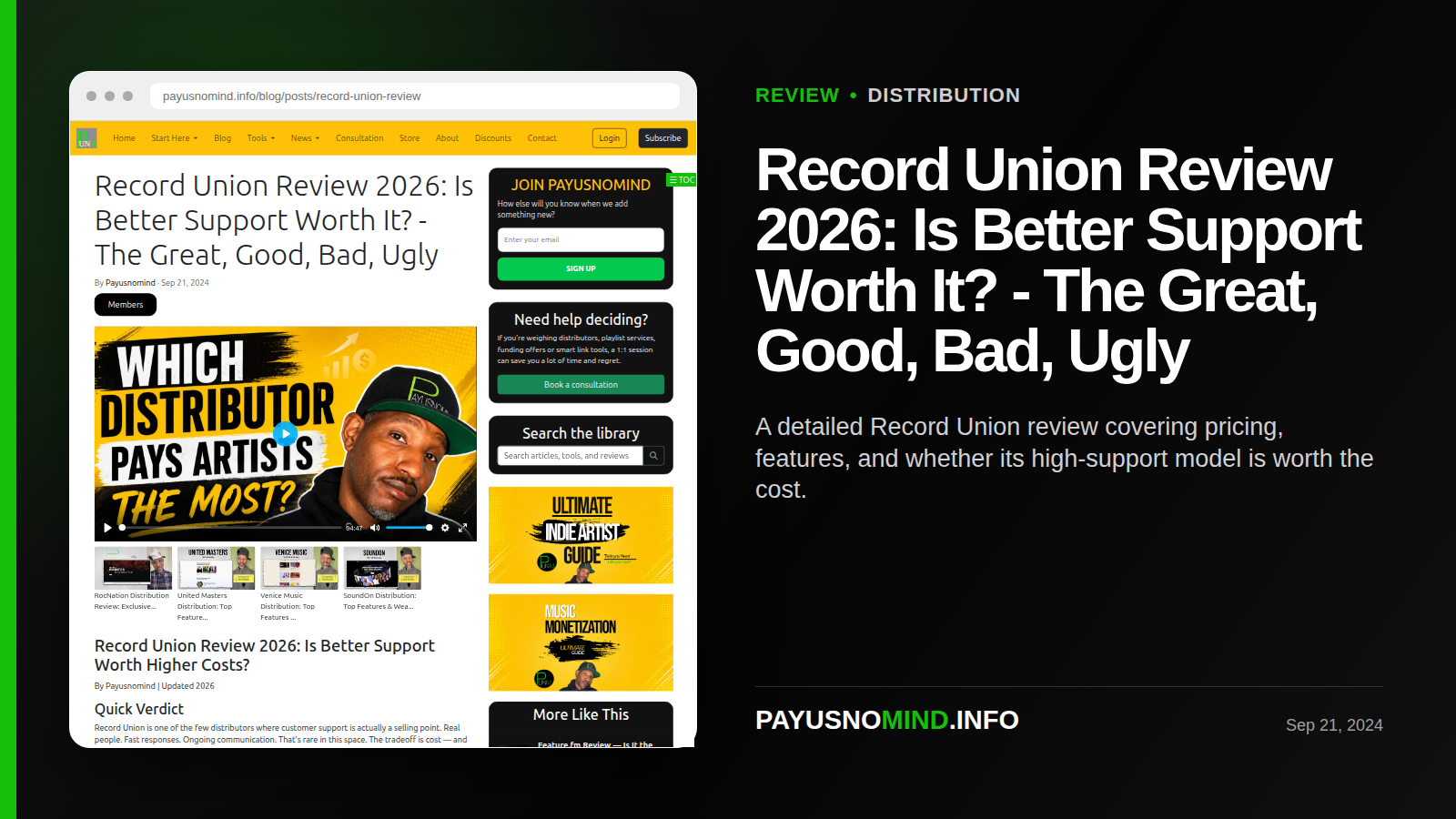 Record Union Review 2026: Is Better Support Worth It? - The Great, Good, Bad, Ugly