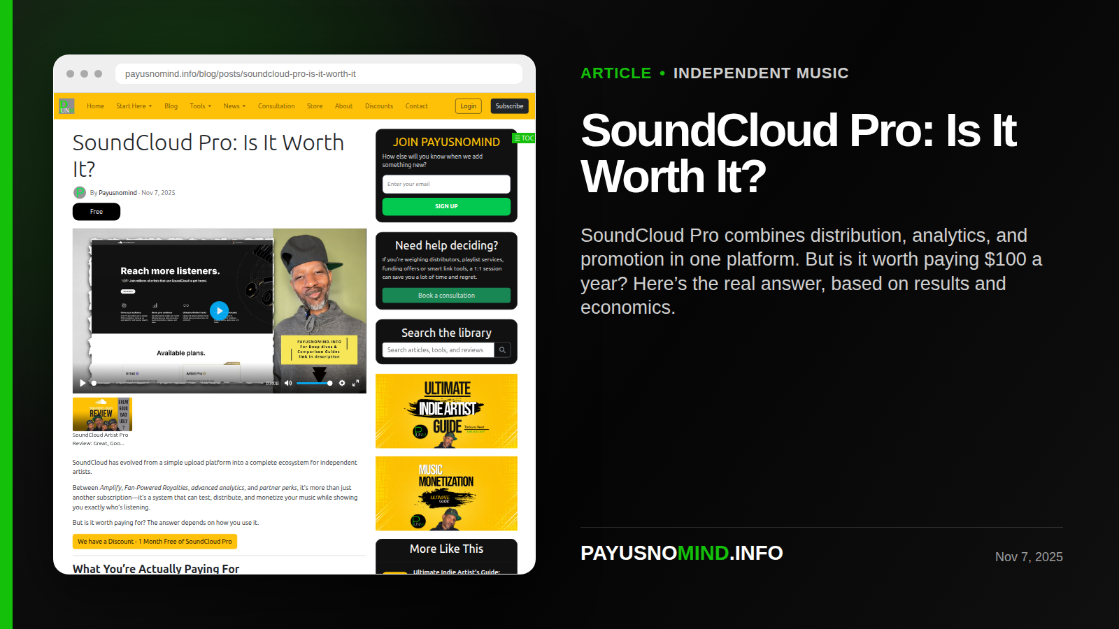 SoundCloud Pro: Is It Worth It?  thumbnail