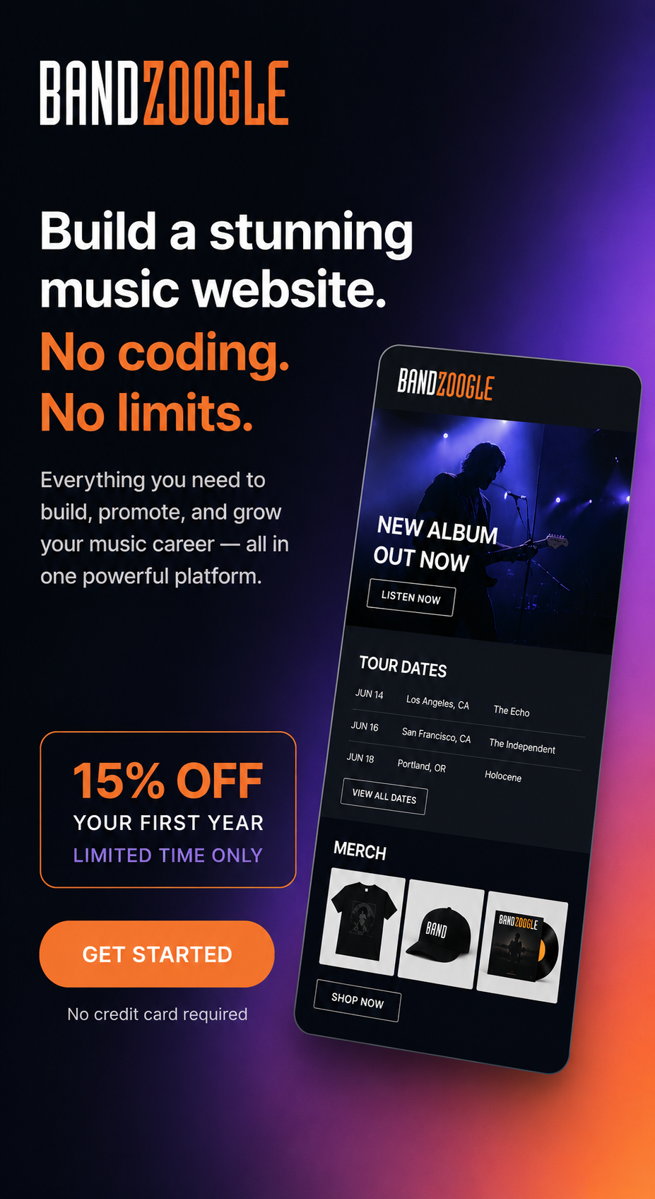 Sponsored - Bandzoogle